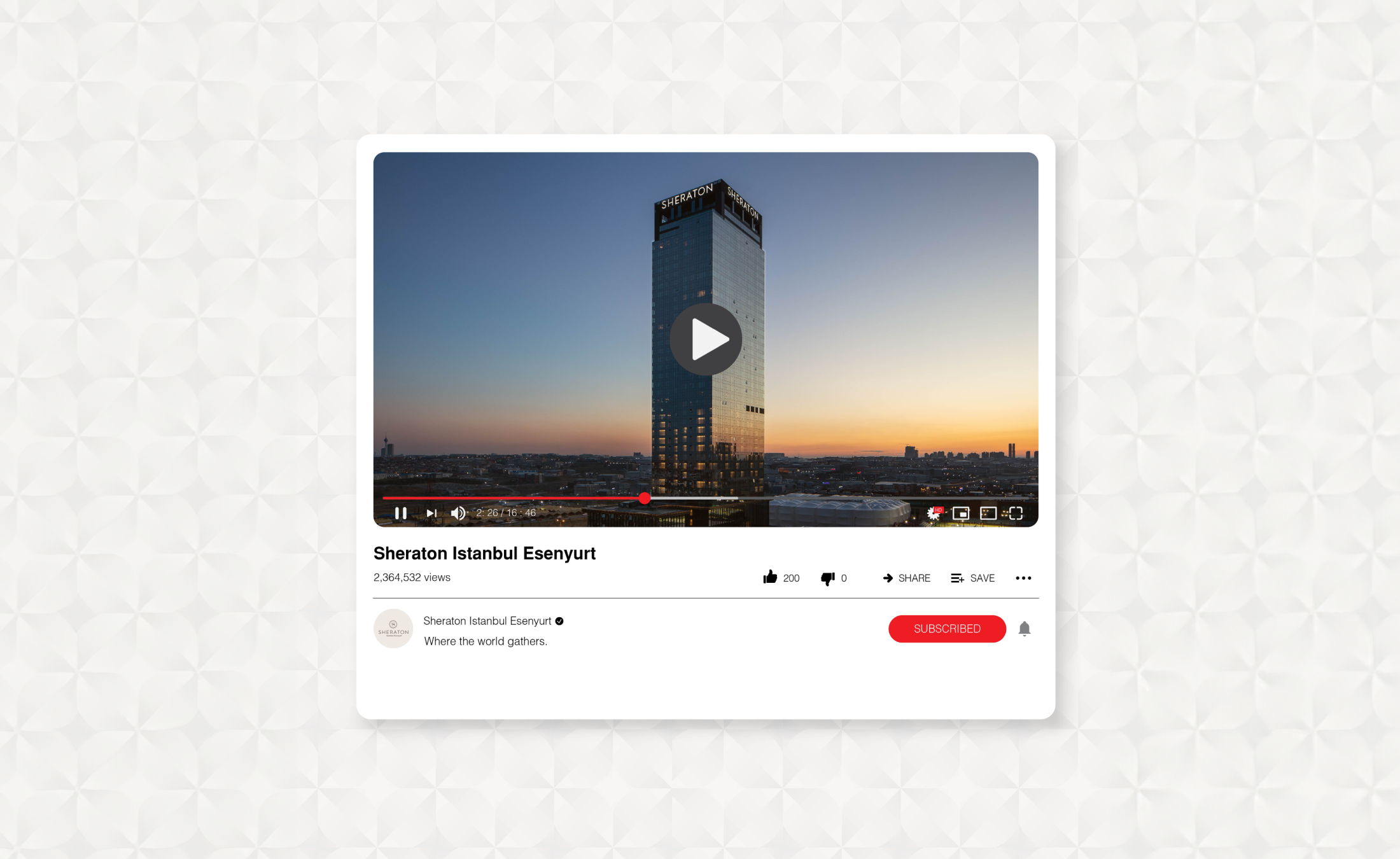 Sheraton İstanbul Esenyurt